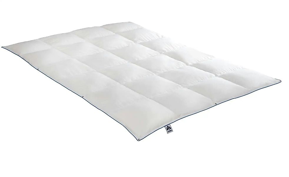 IRISETTE 4-Jahreszeiten-Daunendecke  Luna ¦ weiß ¦ Maße (cm): B: 155 H: 8 B günstig online kaufen