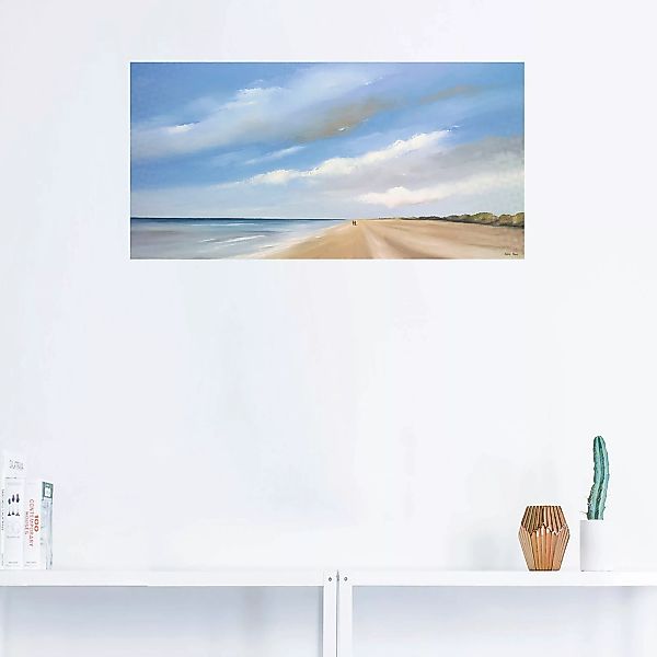 Artland Wandbild "Am Strand entlang III", Strand, (1 St.) günstig online kaufen