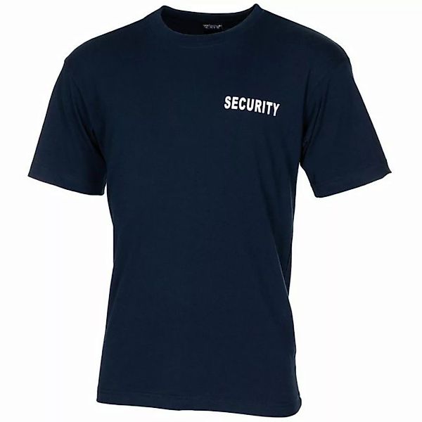 MFH T-Shirt T-Shirt, blau, Security, bedruckt - 4XL (1-tlg) bedruckt günstig online kaufen