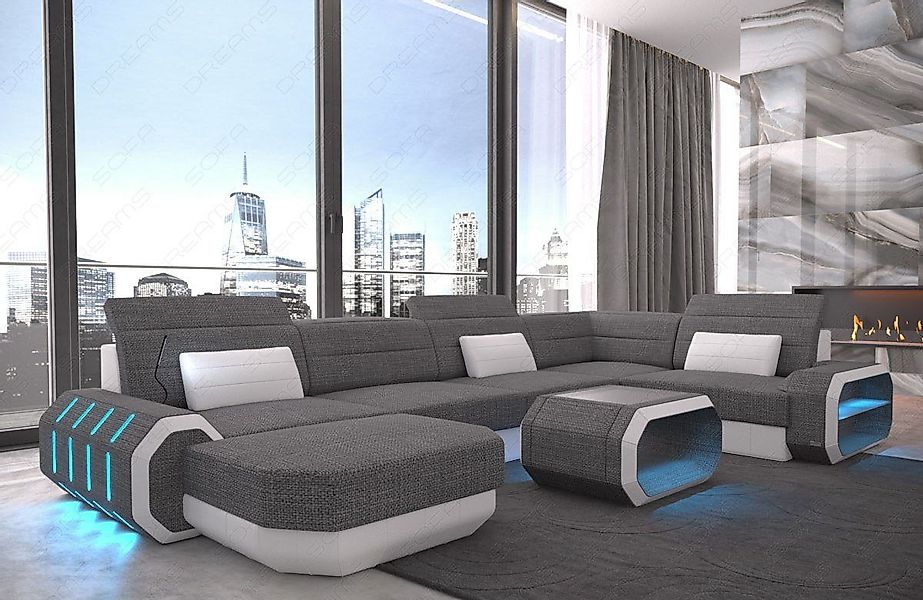 Sofa Dreams Wohnlandschaft Stoff Polster Designer günstig online kaufen