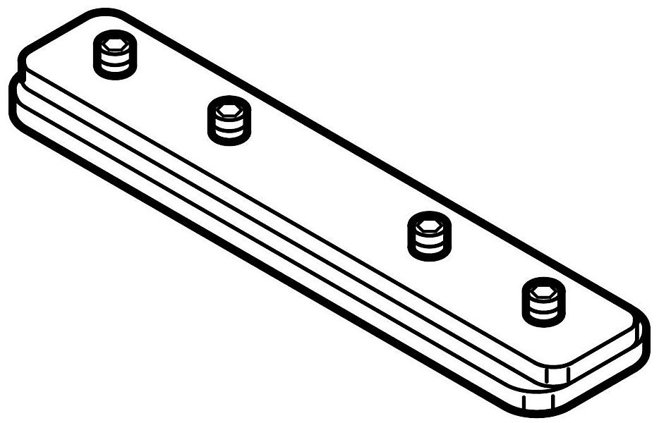 GARESA Profilverbinder für Flächenvorhangschiene Profil 400, (1-tlg), Profi günstig online kaufen