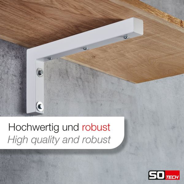 SO-TECH® Wandregalhalter Wandkonsole in L-Form robuste günstig online kaufen