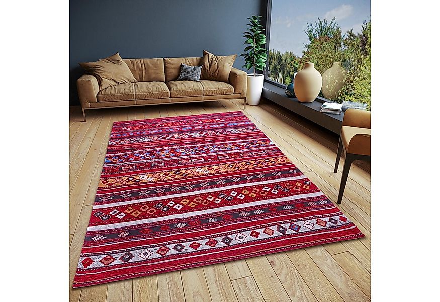 HANSE Home Teppich Yara, rechteckig, Höhe: 5 mm, Flachgewebe robust, Anti-S günstig online kaufen