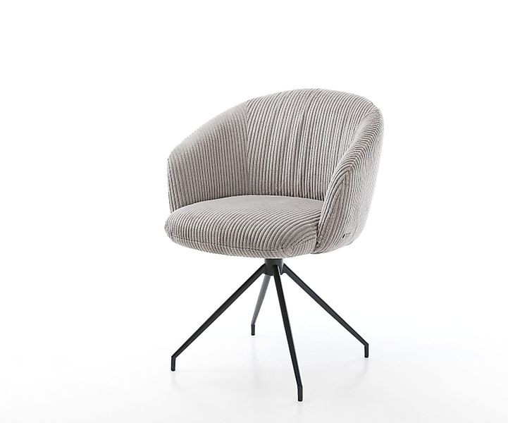 DELIFE Polsterstuhl Caja-Flex, mit Armlehnen Kreuzgestell günstig online kaufen