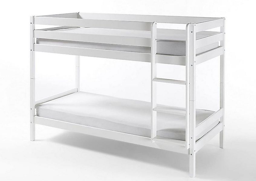 Homeline Etagenbett Kevin Etagenbett Kinderbett Weiss Hochbett Teilbar Mass günstig online kaufen