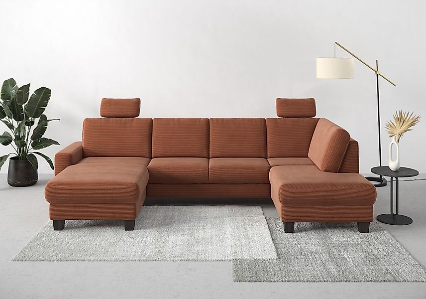 Home affaire Wohnlandschaft »Summer U-Form«, mit oder ohne Bettfunktion und günstig online kaufen
