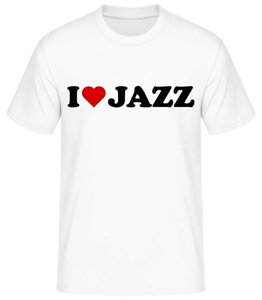 I Love Jazz · Männer Basic T-Shirt günstig online kaufen