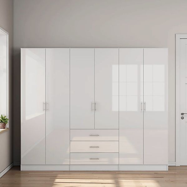 OTTO home Kleiderschrank "Trento Schlafzimmerschrank Garderobe hochglanz Be günstig online kaufen