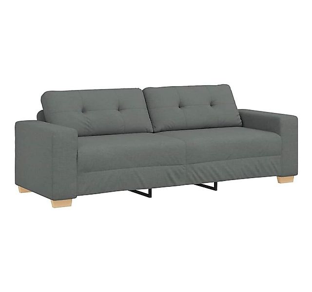 vidaXL Sofa 3-Sitzer-Sofa Dunkelgrau 180 cm Stoff günstig online kaufen