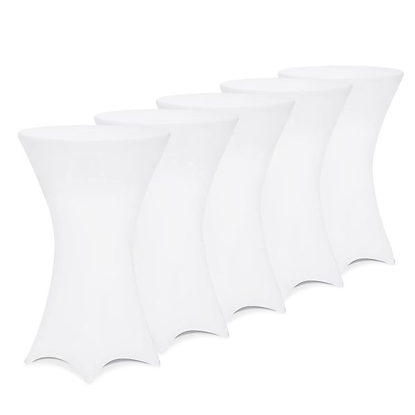 Detex Stehtischhusse, 70cm Weiß 5er Set günstig online kaufen