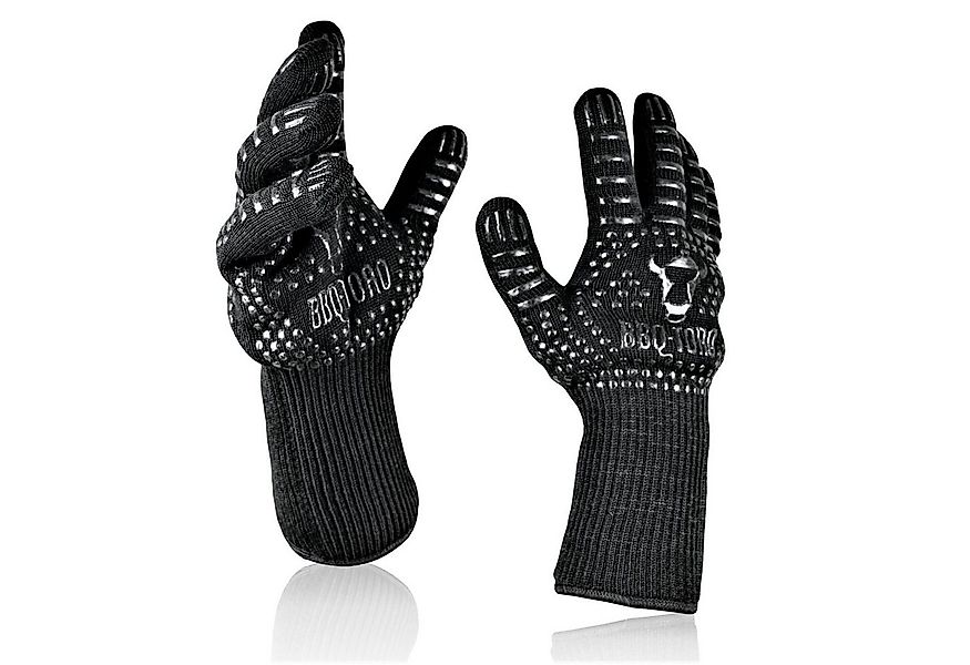BBQ-Toro Hitzeschutzhandschuhe Grillhandschuhe (2 Stk), hitzebeständig + fe günstig online kaufen