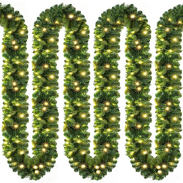Kunstgirlande, Casaria, Höhe 28 cm, Weihnachtsgirlande günstig online kaufen