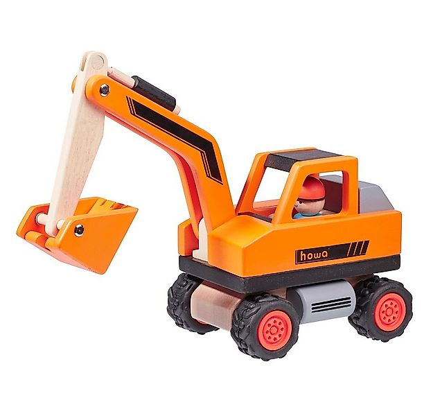 howa Spielzeug-Bagger Road Works, Bagger aus Holz günstig online kaufen