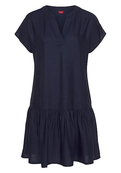 s.Oliver Blusenkleid mit Volant am Rock, günstig online kaufen