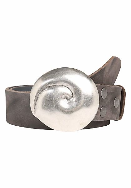 RETTUNGSRING by showroom 019 Ledergürtel, mit Koppelschließe im Muscheldesi günstig online kaufen