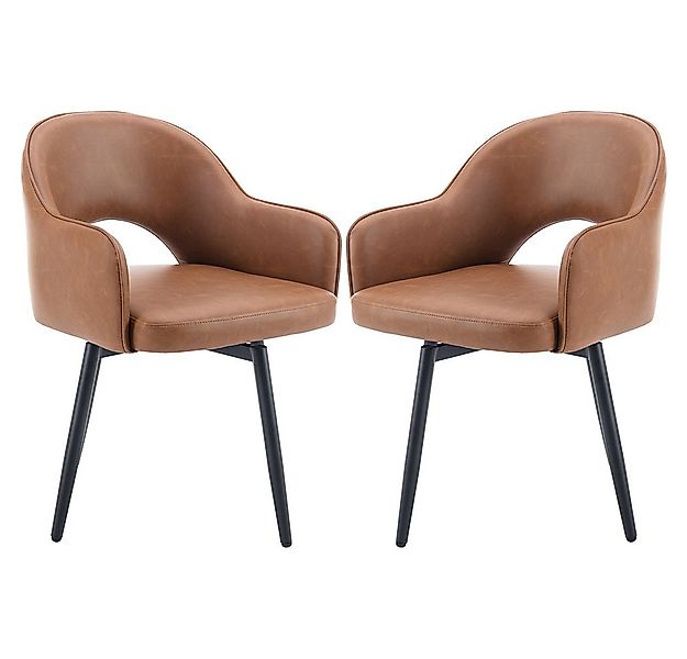 WAHSON OFFICE CHAIRS Esszimmerstuhl 2er Set Drehstuhl Samt Modern Küchenstü günstig online kaufen