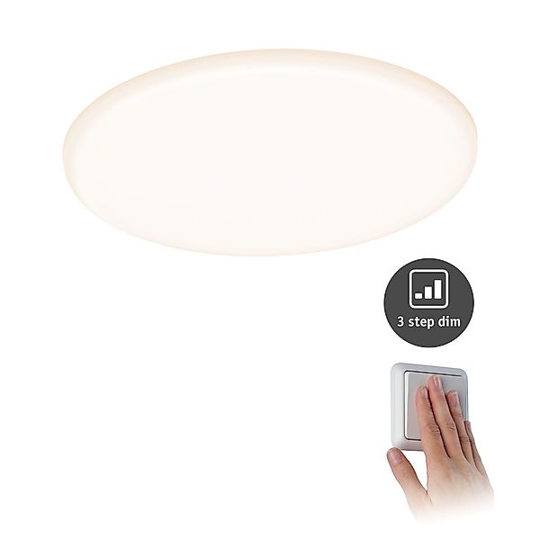 Paulmann "VariFit LED Einbaupanel 3-Step-Dim Veluna IP44 rund 185mm 17W 140 günstig online kaufen