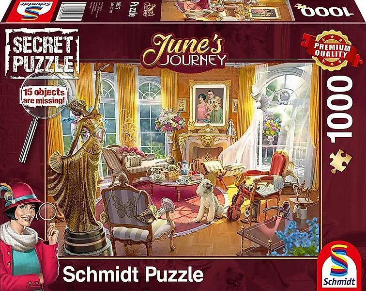 Schmidt Spiele Puzzle Salon des Orchideenanwesens, 1000 Puzzleteile günstig online kaufen