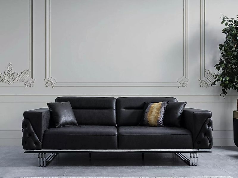 JVmoebel 4-Sitzer Wohnzimmer Sofa 4 Sitzer Luxus Designer Couch Polstersofa günstig online kaufen