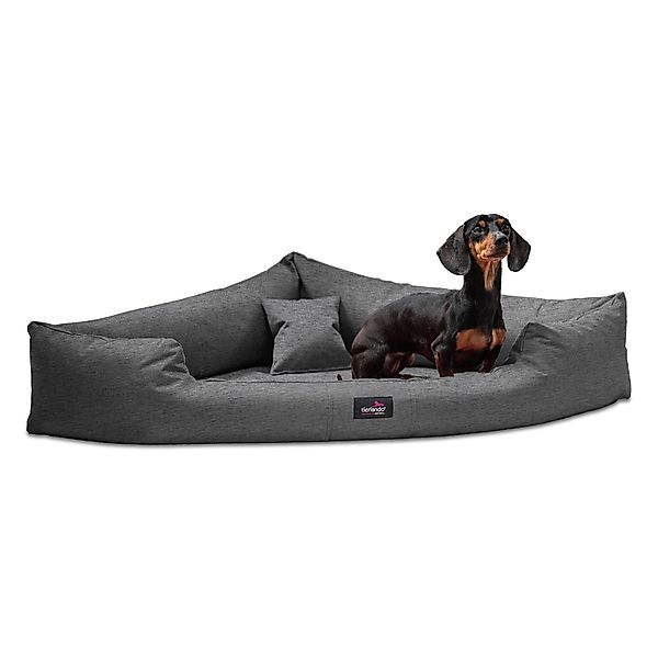 tierlando® Tierbett TRIVIA, Orthopädisches Eckhundebett Polyester günstig online kaufen