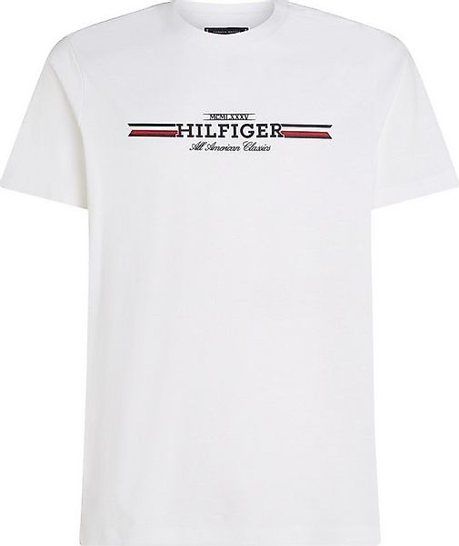 Tommy Hilfiger Big & Tall Kurzarmshirt BT-HILFIGER CHEST STRIPE TEE-B Aufdr günstig online kaufen