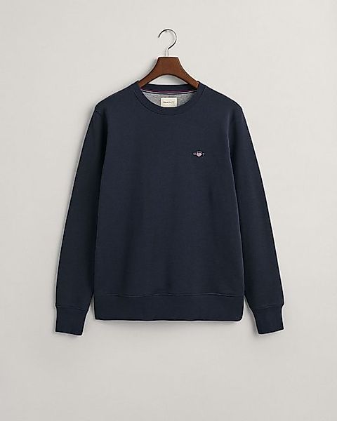 Gant Sweatshirt REG SHIELD C-NECK SWEAT mit Logostickerei auf der Brust günstig online kaufen