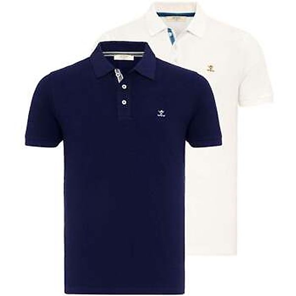 Antioch  T-Shirts & Poloshirts Beau Polo Neck 2 Pack Regular Fit T-Shirt günstig online kaufen