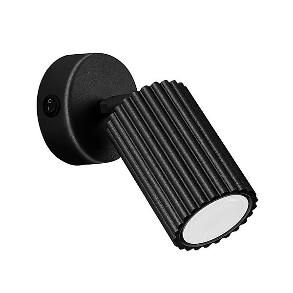 Sollux | Wandleuchte Carbon mit Schalter günstig online kaufen