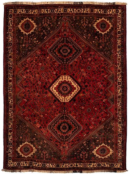 morgenland Orientteppich »Perser - Nomadic - 273 x 203 cm - dunkelrot«, rec günstig online kaufen