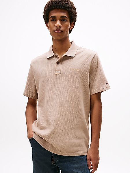 Tommy Jeans Poloshirt "TJM WAFFLE SCRIPT", regular fit, mit Struktur, Polok günstig online kaufen