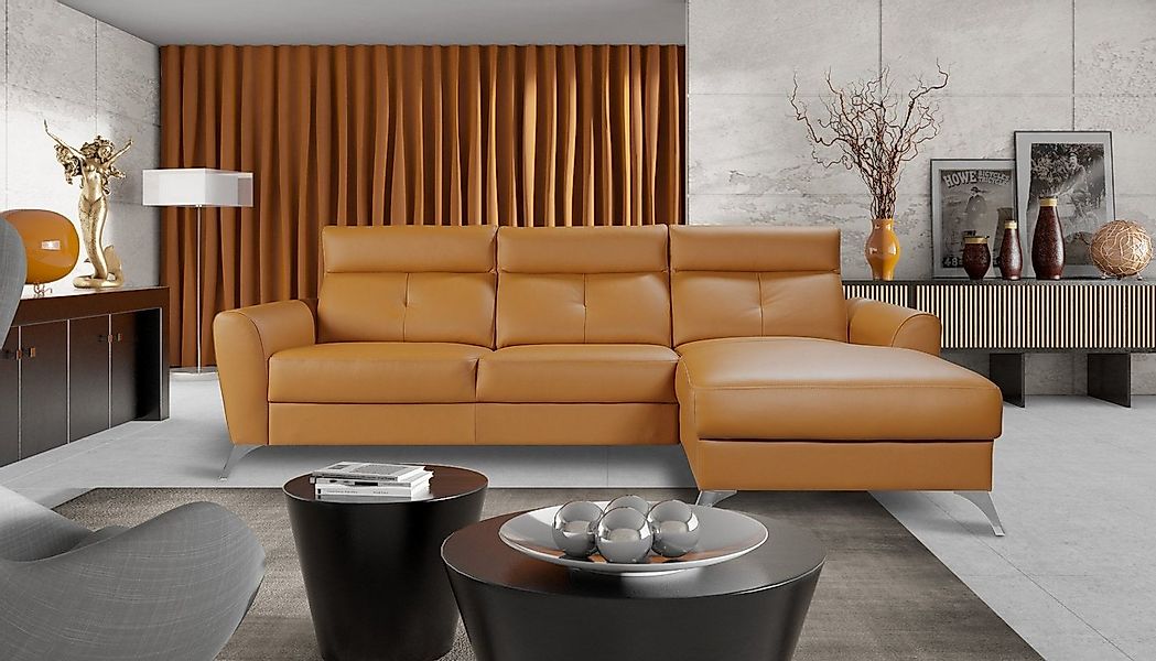 JVmoebel Ecksofa Eck Wohnlandschaft Sofa Couch Polster Sitz Garnitur Leder günstig online kaufen