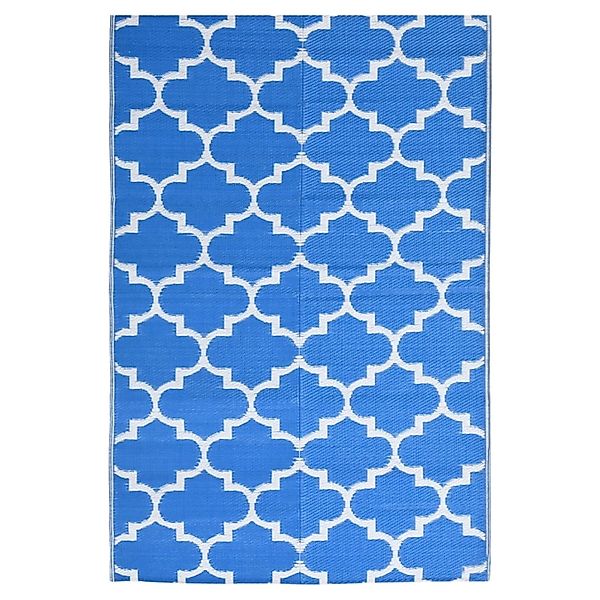 vidaXL Outdoorteppich Blau 120x180 Cm Pp 1085943 günstig online kaufen