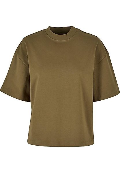 URBAN CLASSICS Kurzarmshirt Urban Classics Damen Ladies Organic Heavy Slit günstig online kaufen