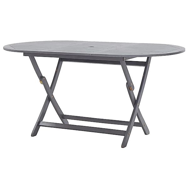 vidaXL Gartentisch Klappbar 160x85x75 cm Massivholz Akazie 46332 günstig online kaufen