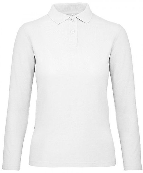 B&C Langarm-Poloshirt Damen Long Sleeve Polo günstig online kaufen