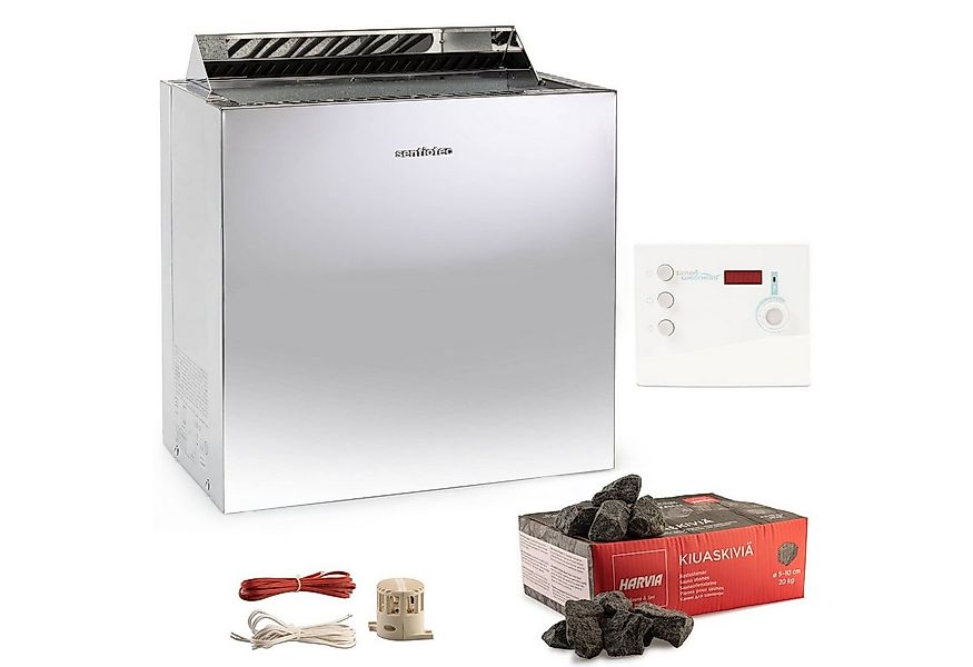Sentiotec Saunaofen Sentiotec Nordex Style Saunaofen 8 kW mit Steuerun, 8 k günstig online kaufen