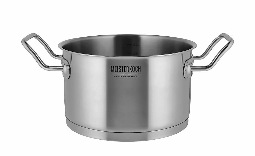 Meisterkoch Topf 20 cm  MODUS ¦ silber ¦ Edelstahl ¦ Maße (cm): H: 11,5  Ø: günstig online kaufen