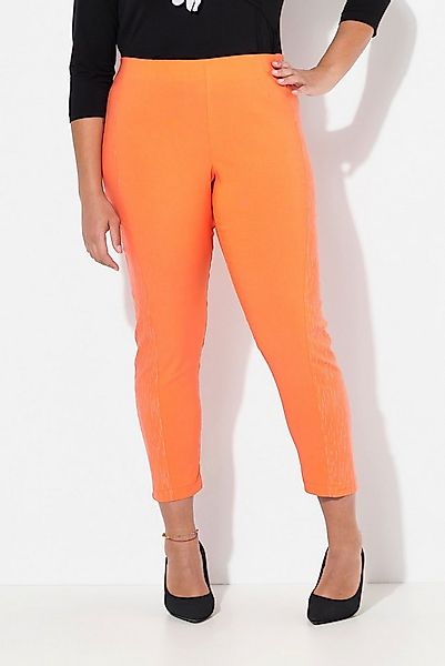 MIAMODA Schlupfhose Bengalin-Hose elastischer Slim Fit Metallic-Druck günstig online kaufen
