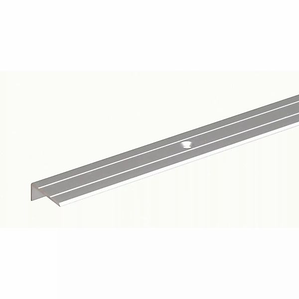 Treppenkantenprofil Aluminium 10 mm x 25 mm x 1.000 mm Silber günstig online kaufen