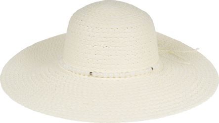 styleBREAKER Sonnenhut Papierstroh Sonnenhut Perlen Hutband günstig online kaufen
