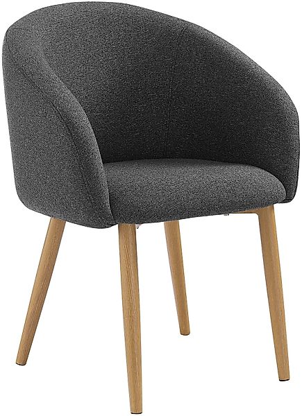 SalesFever Armlehnstuhl "Komfortabler Esszimmerstuhl mit Stil" (Set) 2 Stk. günstig online kaufen