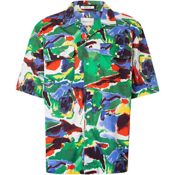 Gant  Kurzarm Hemdbluse Lässiges Kurzarmhemd aus Baumwoll-Lyocell günstig online kaufen