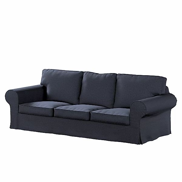 Bezug für Ektorp 3-Sitzer Schlafsofa, ALTES Modell, dunkelblau, Sofahusse E günstig online kaufen