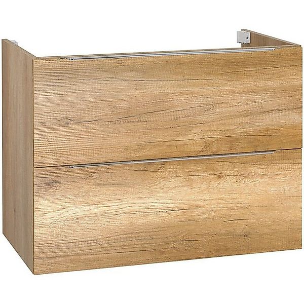 Waschtischunterschrank 80 cm in Eiche AMARILLO-147-OAK, B/H/T: 79,7/60,0/45 günstig online kaufen