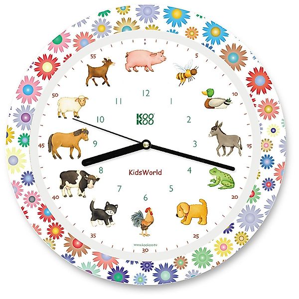 KOOKOO Wanduhr KidsWorld günstig online kaufen