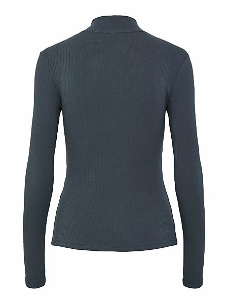 pieces Stehkragenshirt PCKITTE ZIP LS T-NECK TOP NOOS BC günstig online kaufen