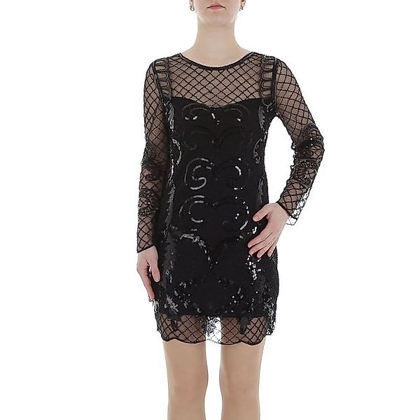 Ital-Design Partykleid Damen Party & Clubwear Pencil (86365317) Pailletten günstig online kaufen