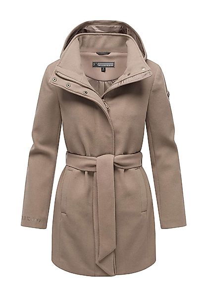 Marikoo Kurzmantel Katalinaa Eleganter Wickel Mantel günstig online kaufen