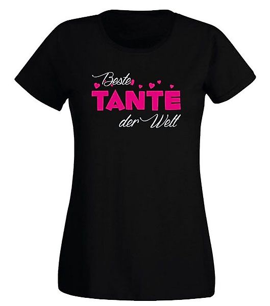 G-graphics T-Shirt Damen T-Shirt - Beste Tante der Welt Slim-fit-Shirt, mit günstig online kaufen