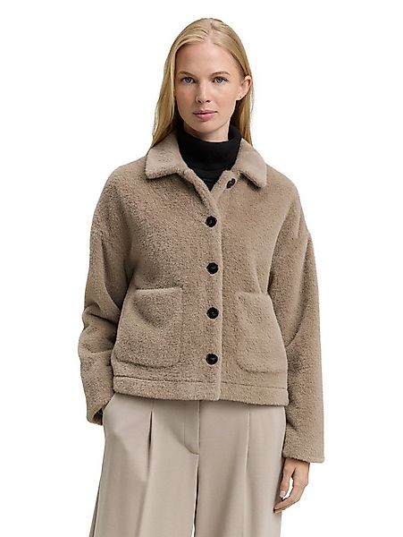 TOM TAILOR Bouclèjacke mit Taschen günstig online kaufen